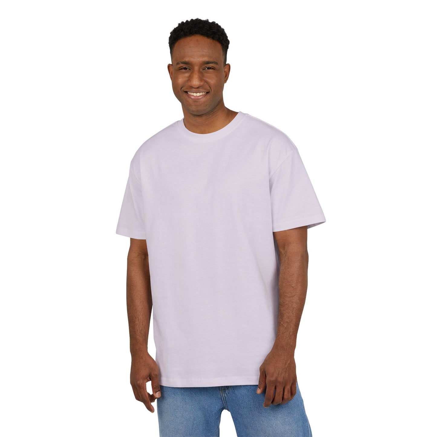 Oversized T-Shirt in Soft Tones, Premium Quality (Blanc Series)