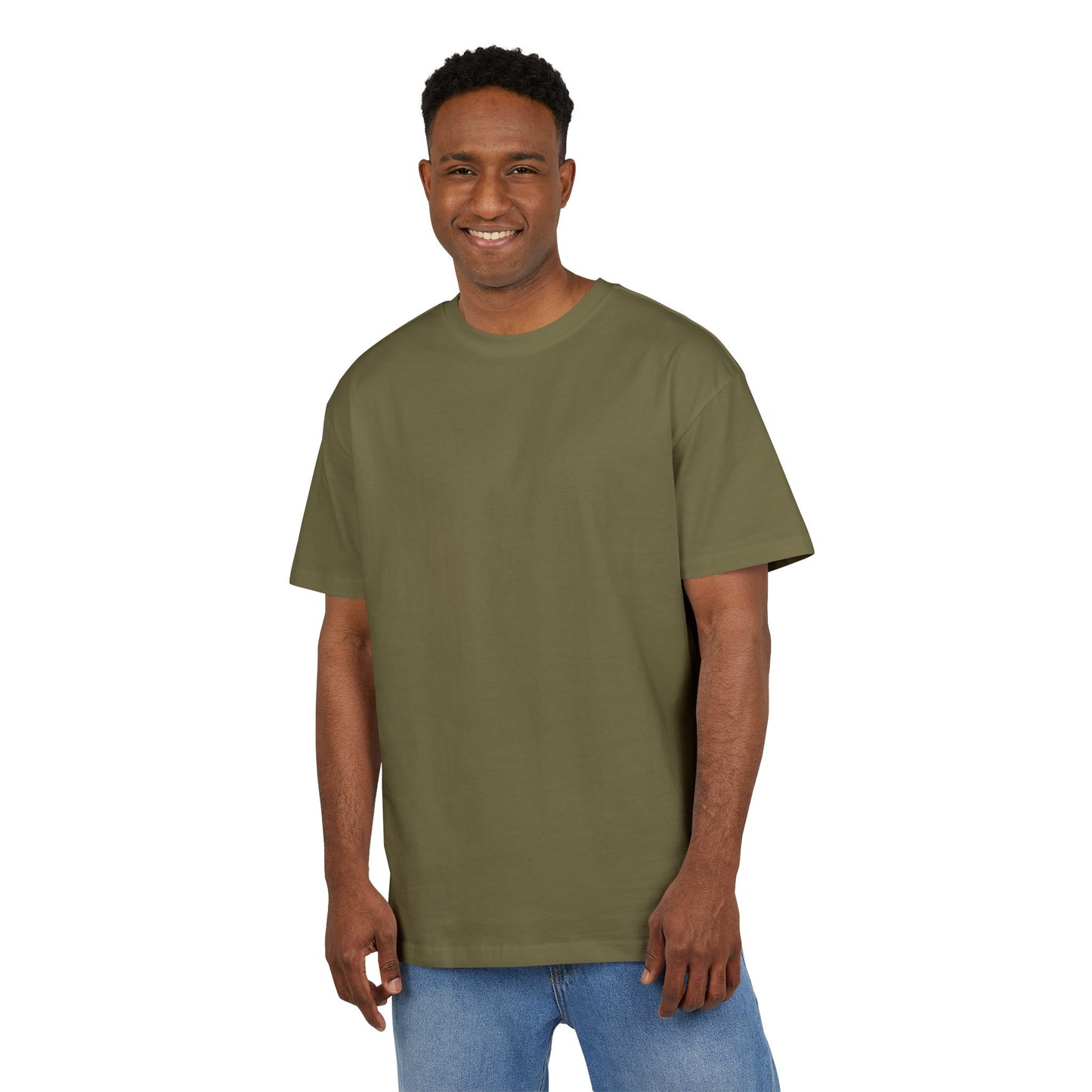 Oversized T-Shirt in Soft Tones, Premium Quality (Blanc Series)