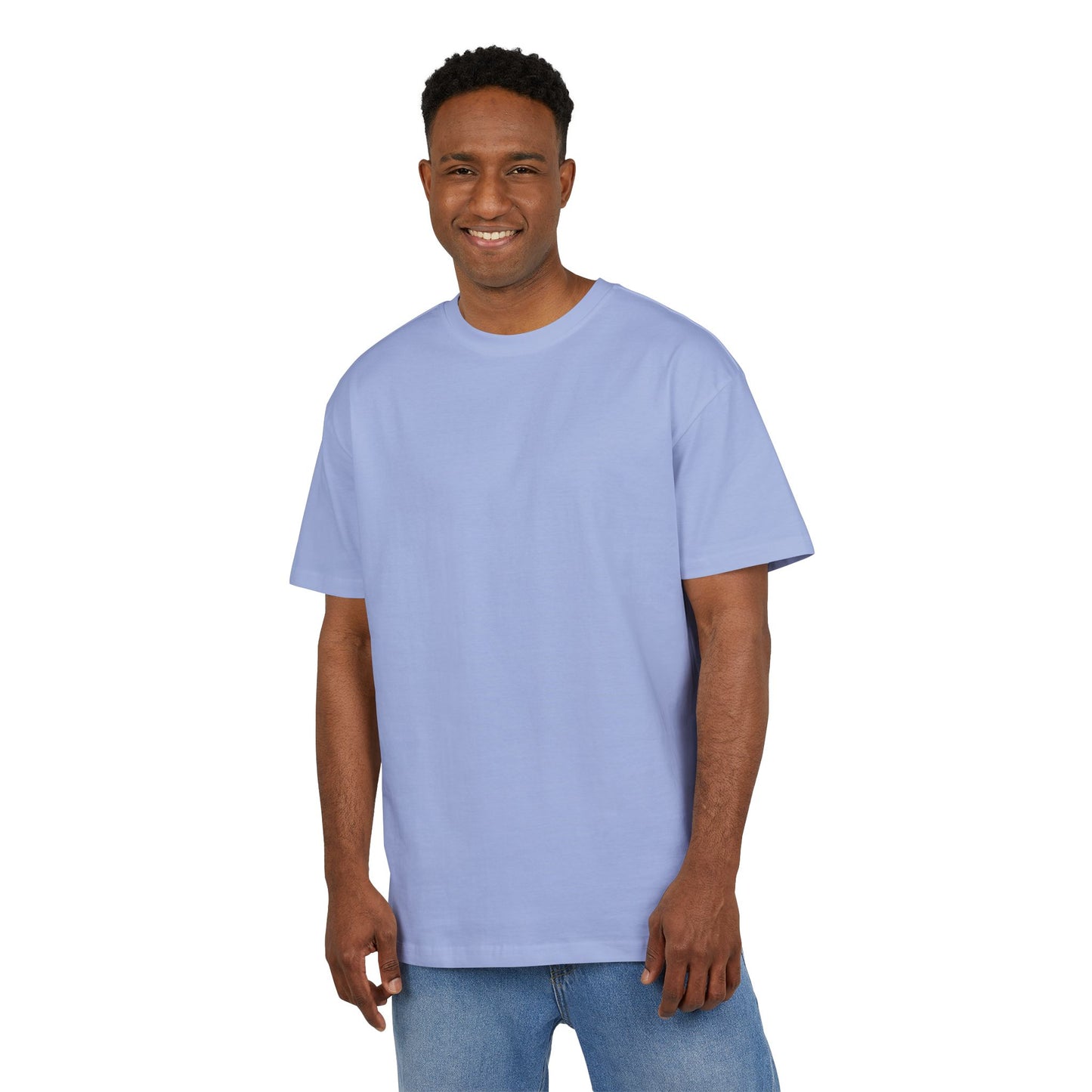 Oversized T-Shirt in Soft Tones, Premium Quality (Blanc Series)