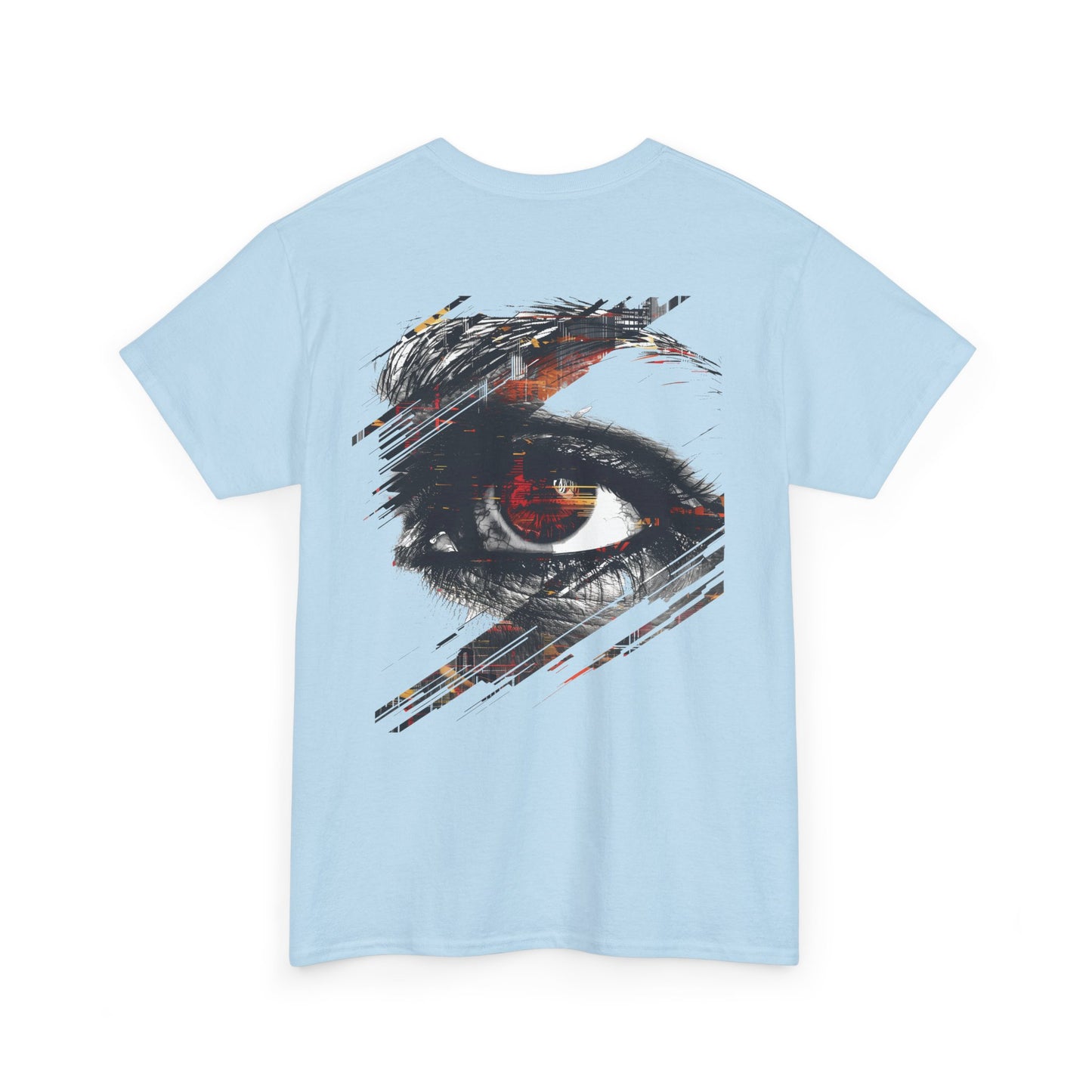 Brutalist Abstract Glitch Eye Tee