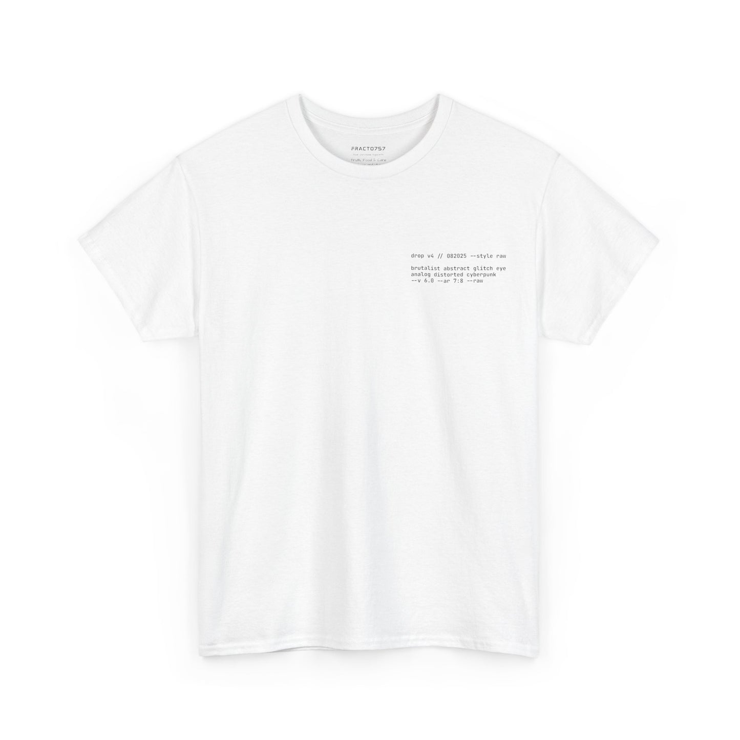 Brutalist Abstract Glitch Eye Tee