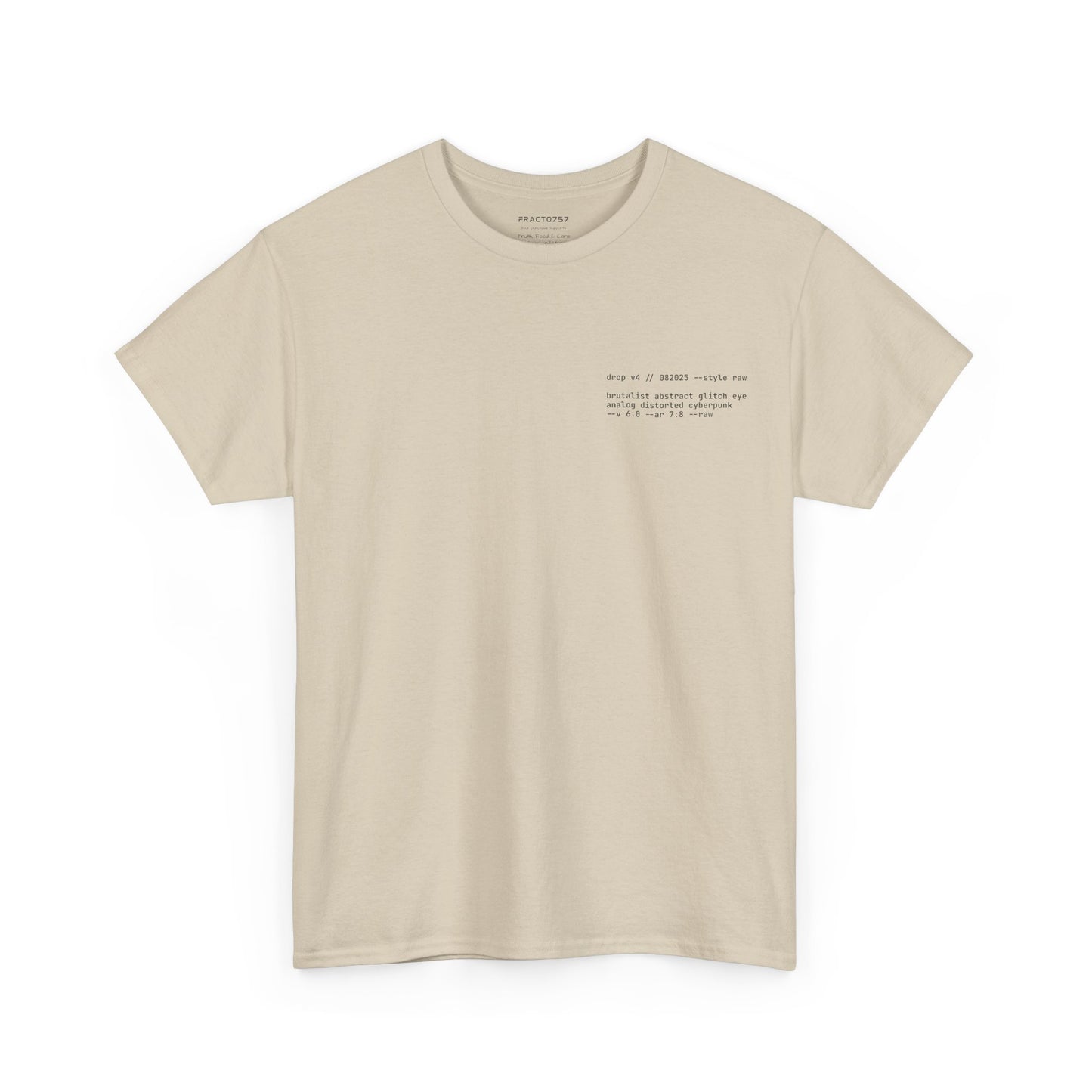 Brutalist Abstract Glitch Eye Tee