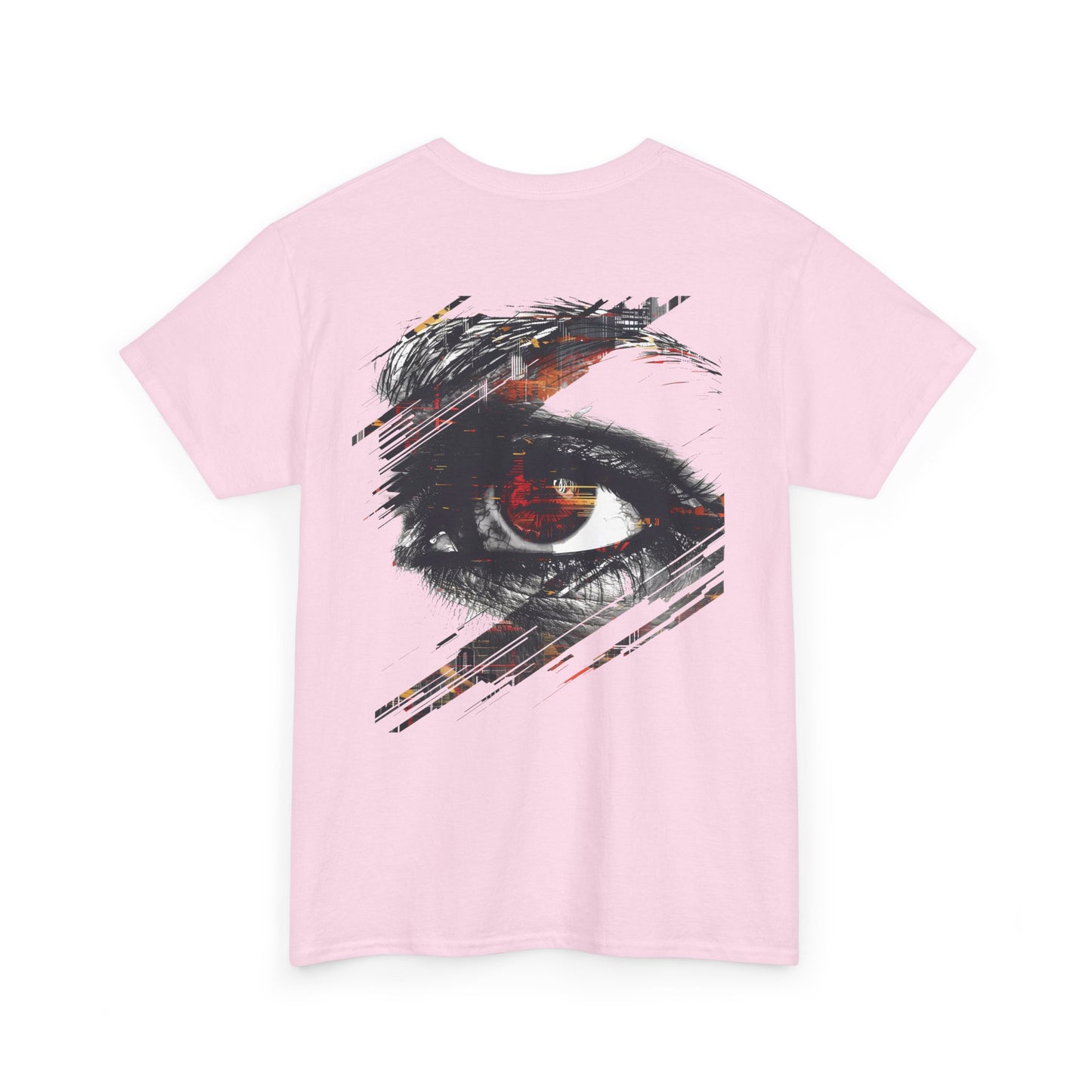 Brutalist Abstract Glitch Eye Tee