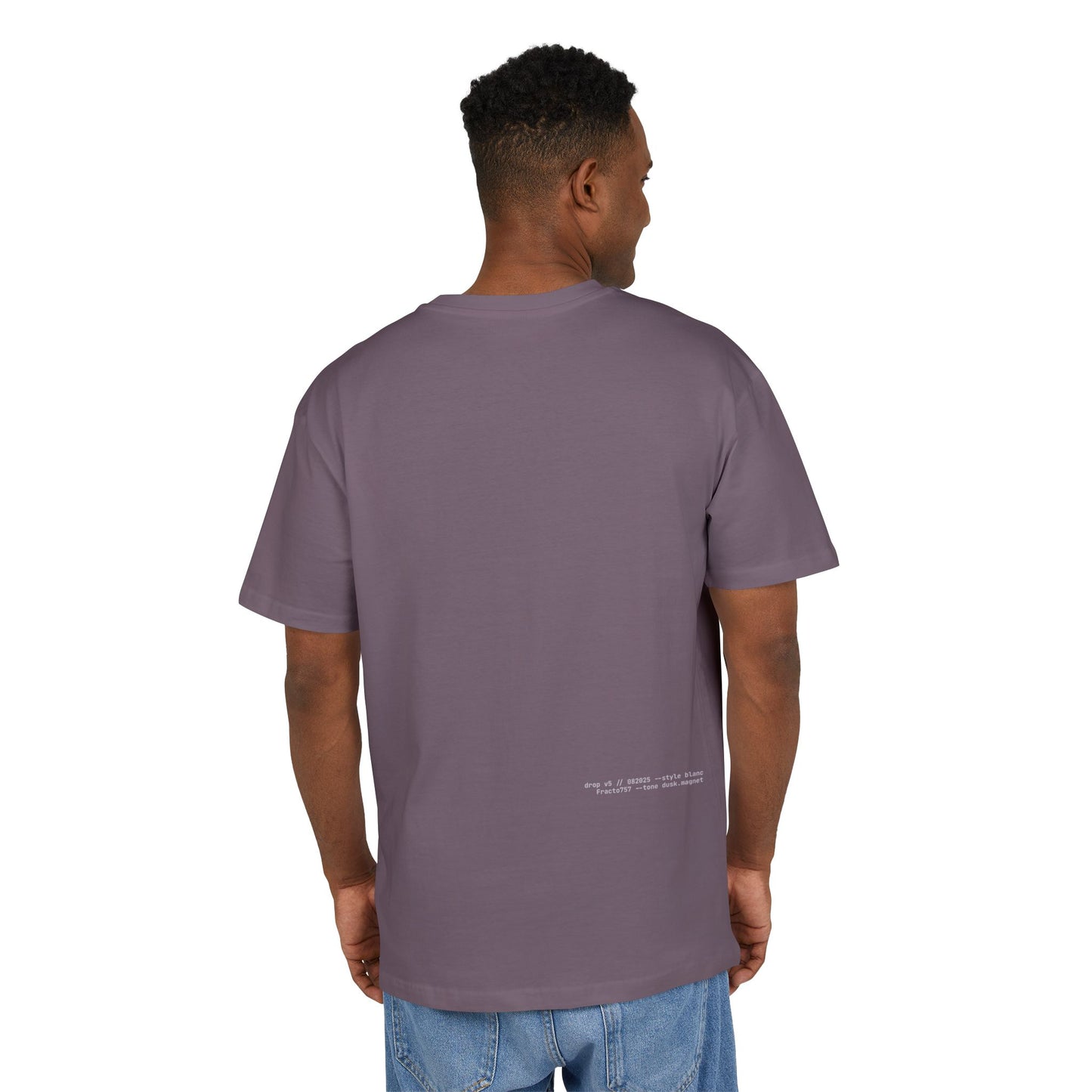 Oversized T-Shirt in Soft Tones, Premium Quality (Blanc Series)