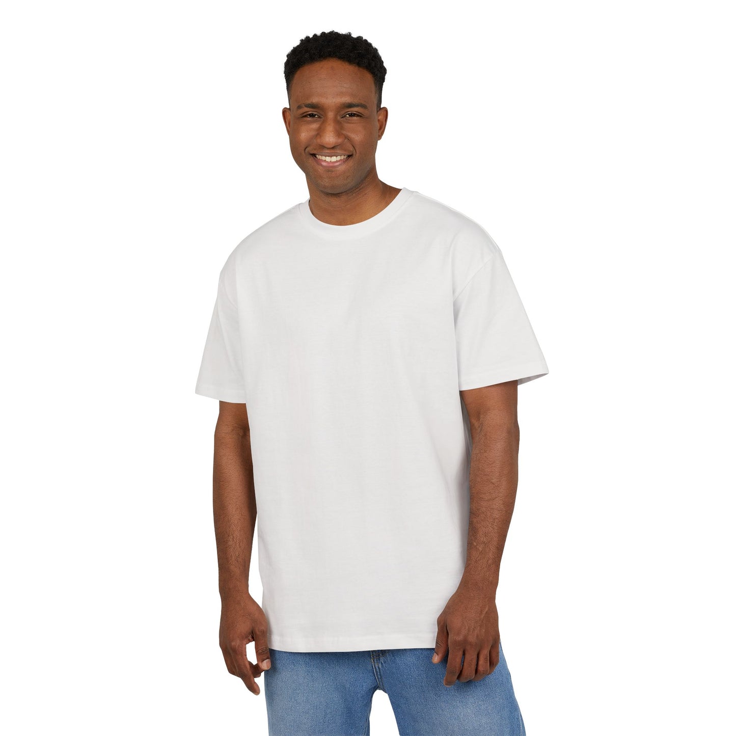 Oversized T-Shirt in Soft Tones, Premium Quality (Blanc Series)