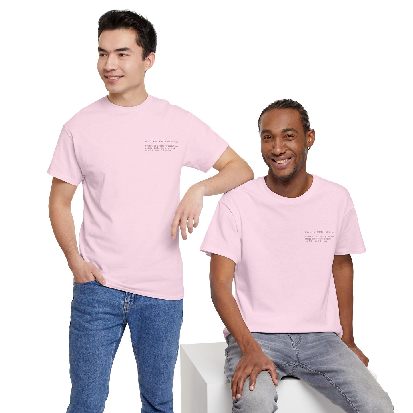 Brutalist Abstract Glitch Eye Tee