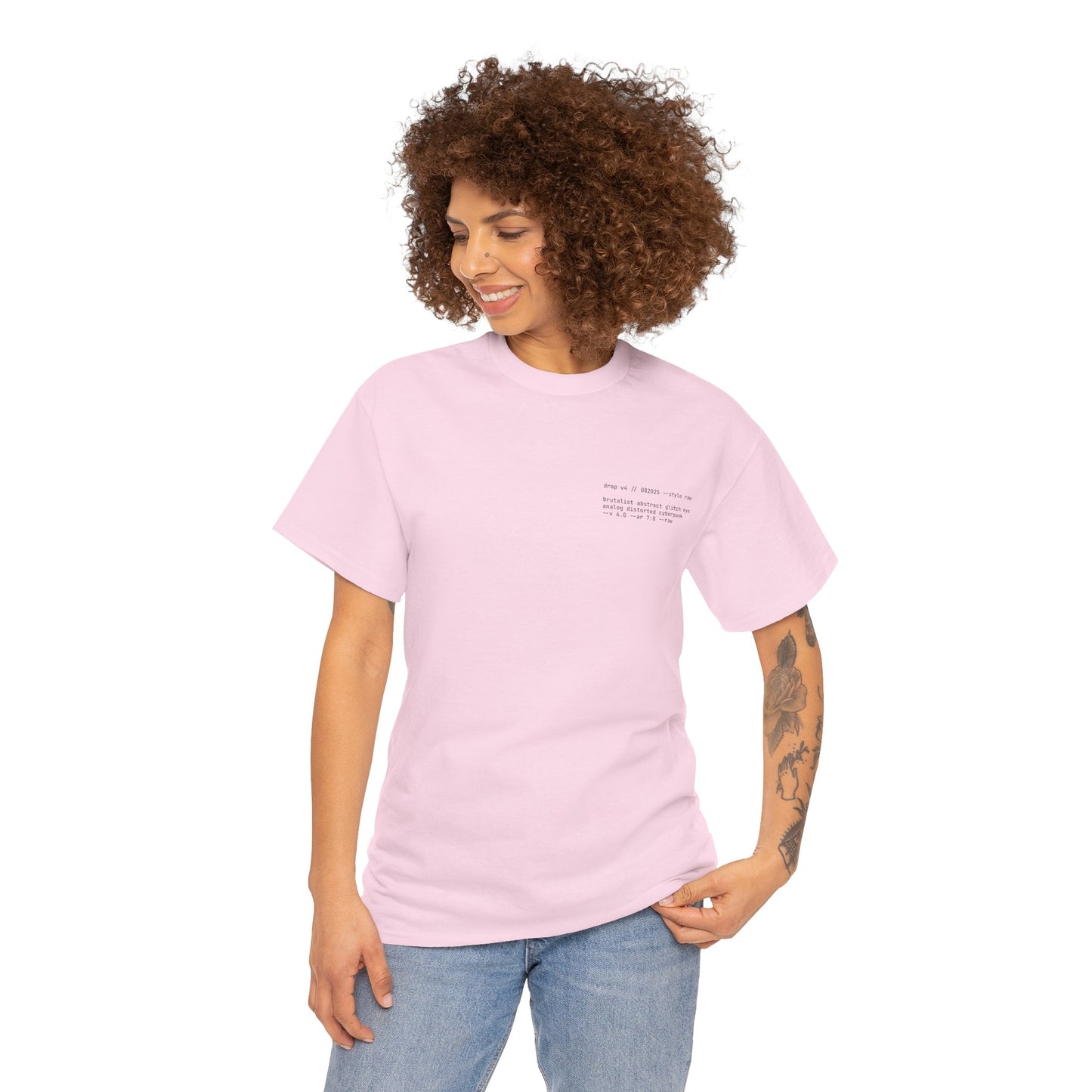 Brutalist Abstract Glitch Eye Tee
