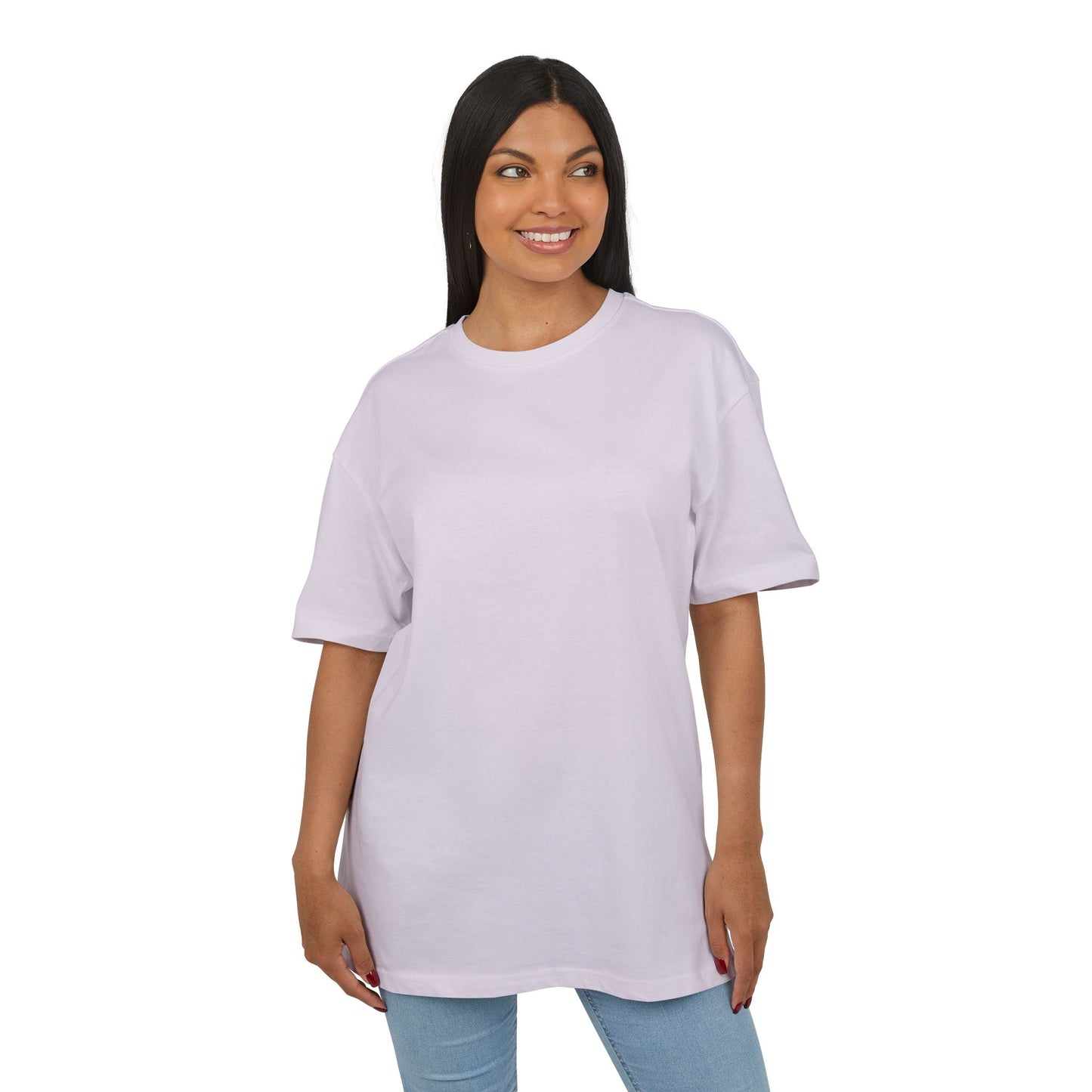 Oversized T-Shirt in Soft Tones, Premium Quality (Blanc Series)