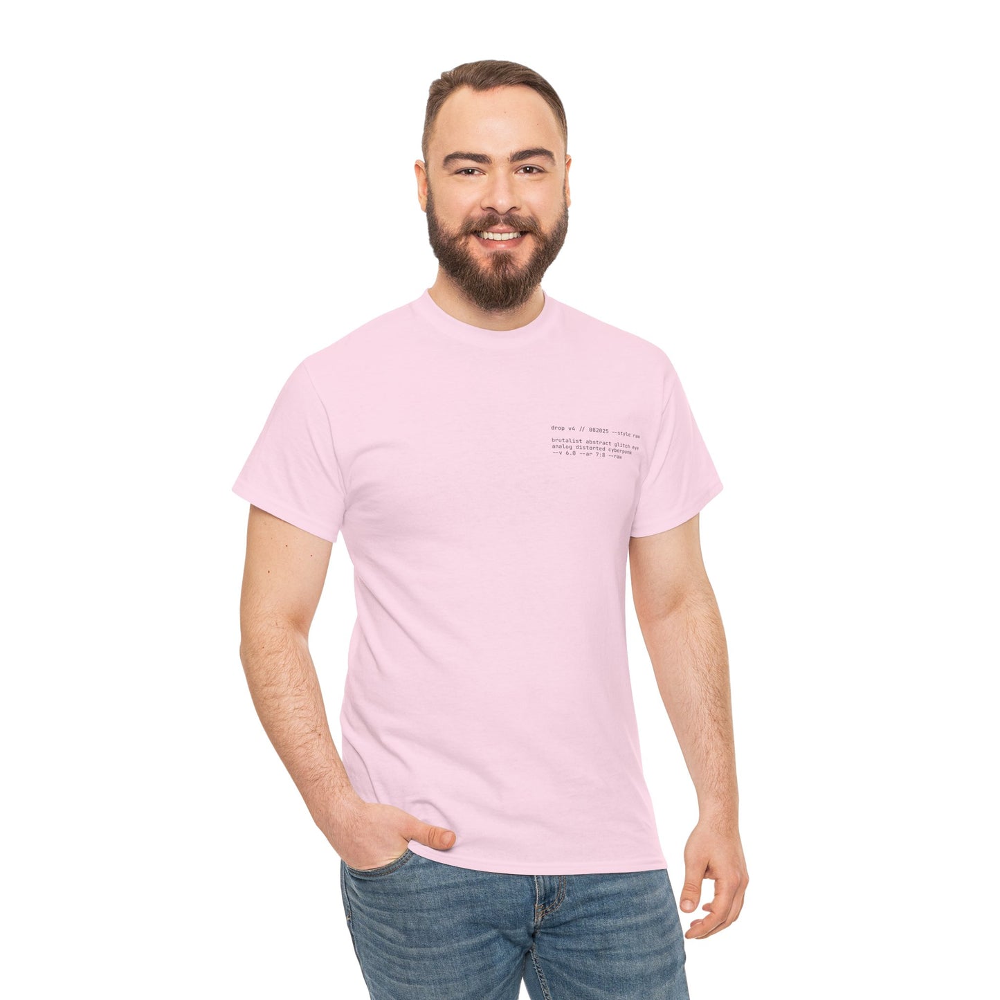 Brutalist Abstract Glitch Eye Tee