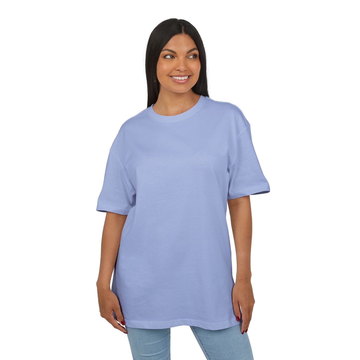 Oversized T-Shirt in Soft Tones, Premium Quality (Blanc Series)