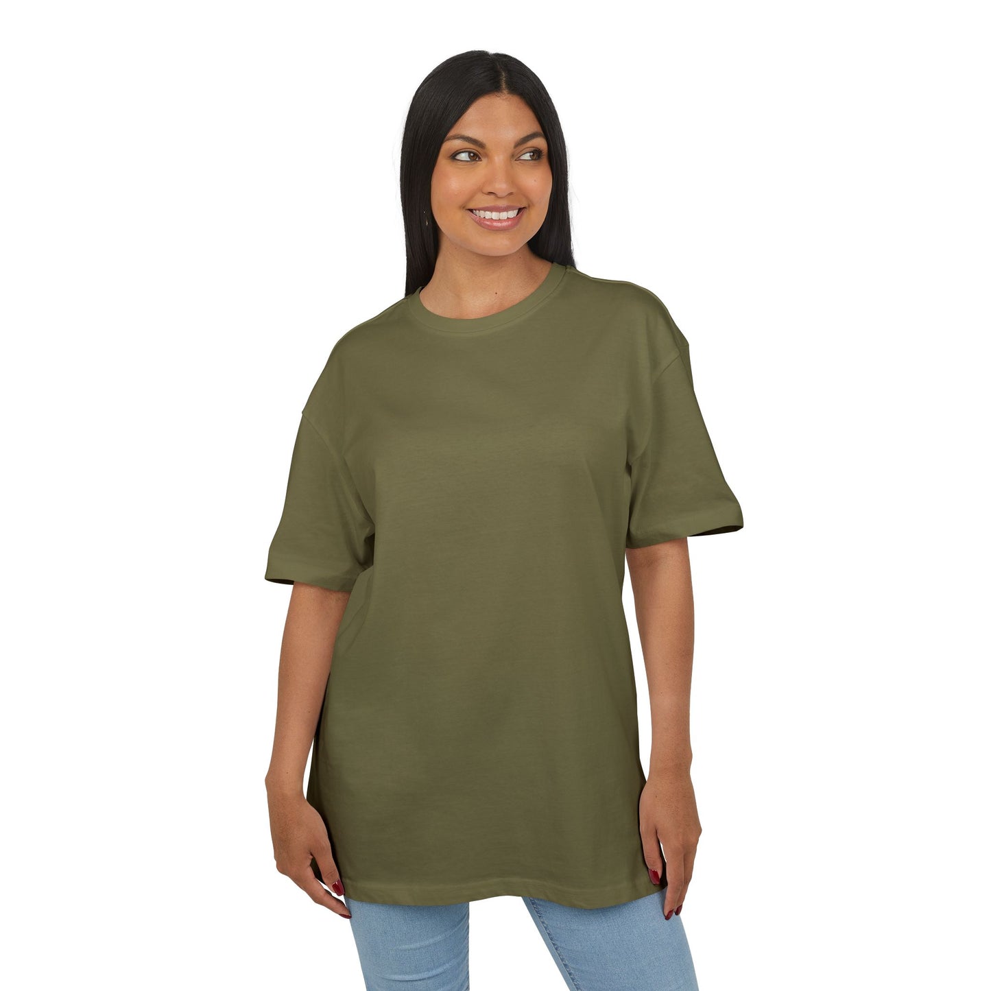 Oversized T-Shirt in Soft Tones, Premium Quality (Blanc Series)
