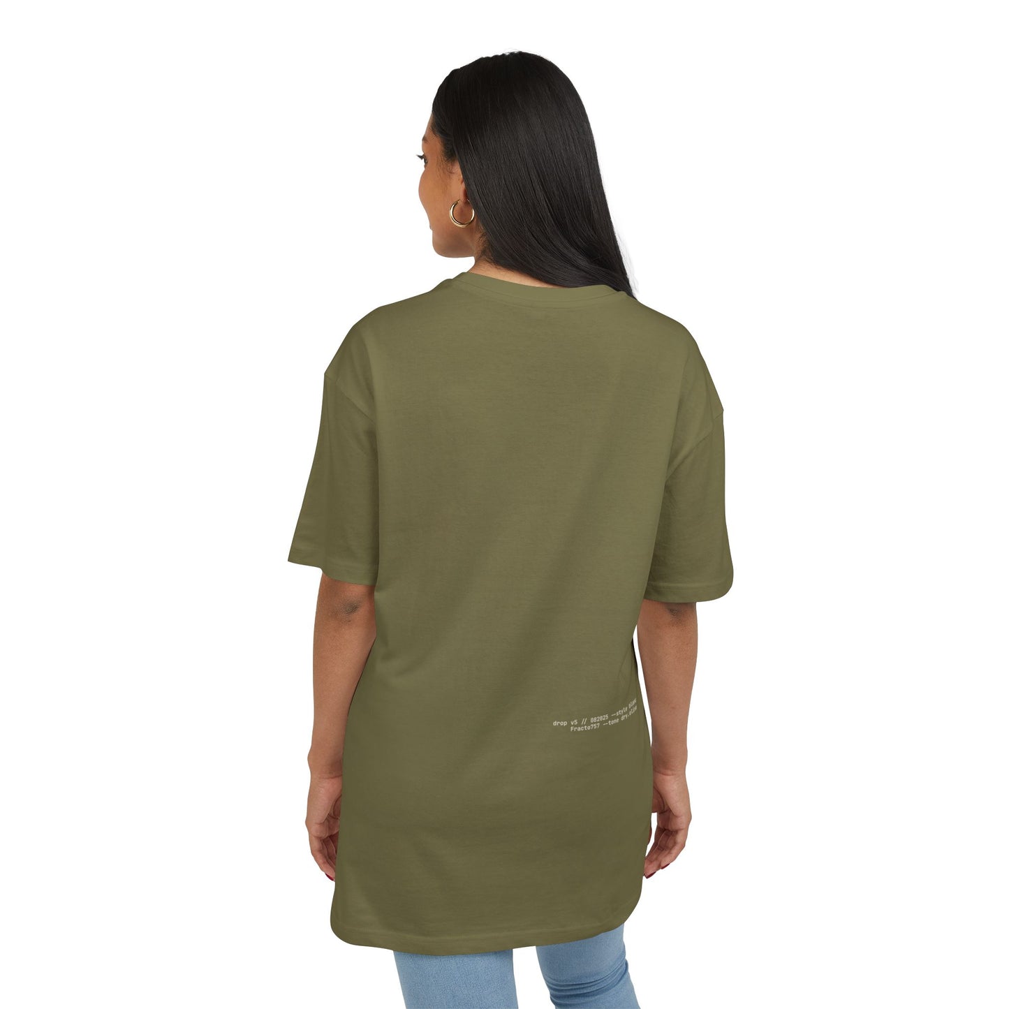 Oversized T-Shirt in Soft Tones, Premium Quality (Blanc Series)