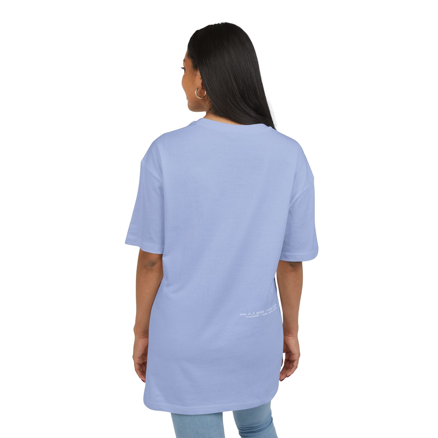 Oversized T-Shirt in Soft Tones, Premium Quality (Blanc Series)