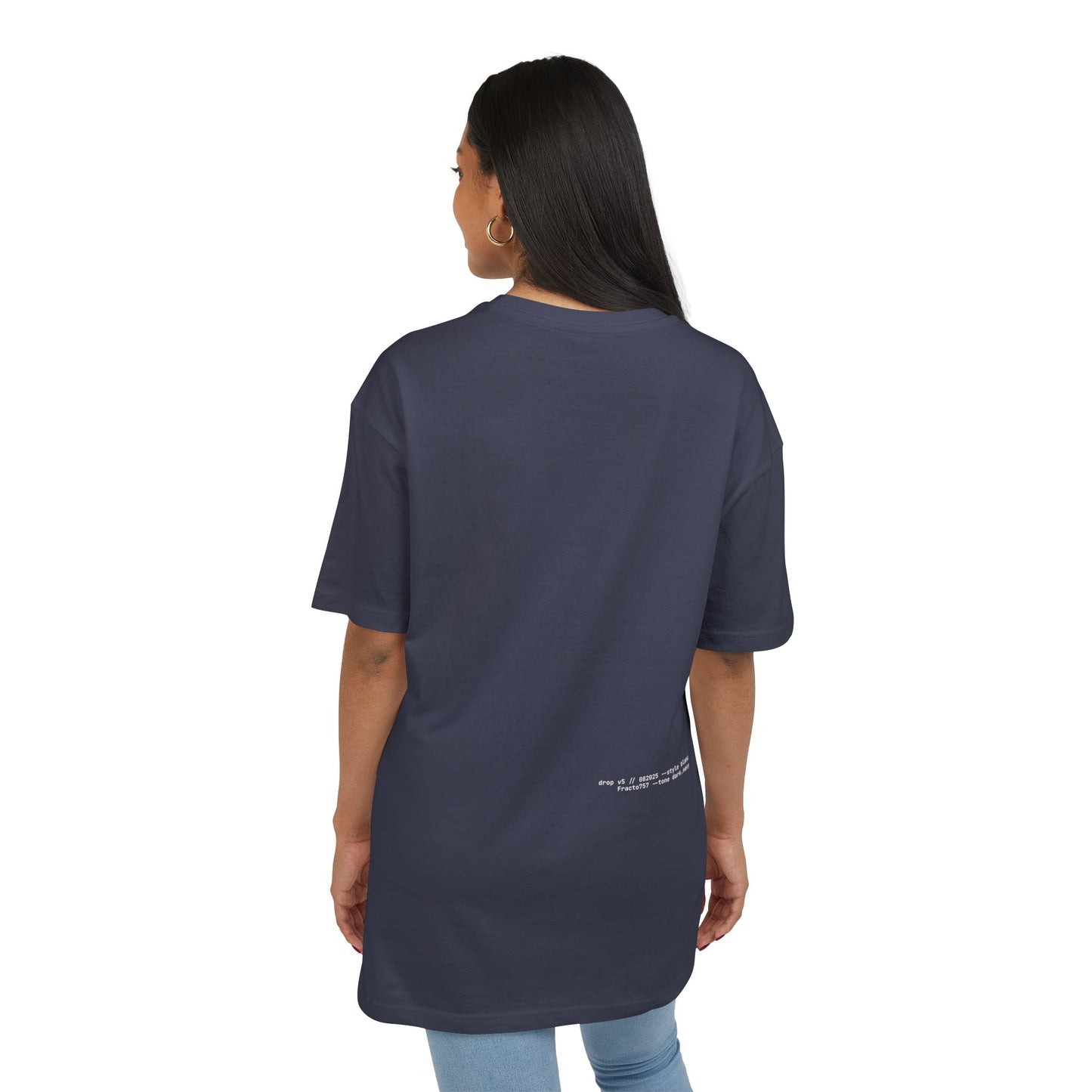 Oversized T-Shirt in Soft Tones, Premium Quality (Blanc Series)