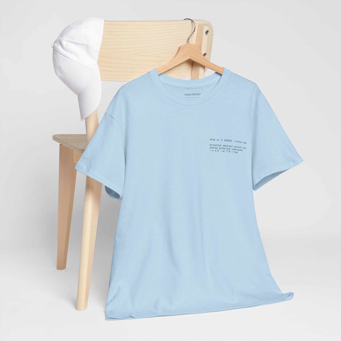 Brutalist Abstract Glitch Eye Tee