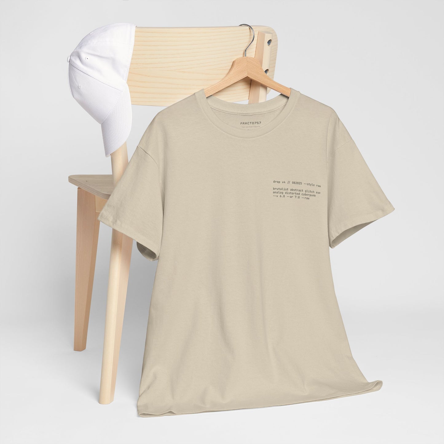 Brutalist Abstract Glitch Eye Tee