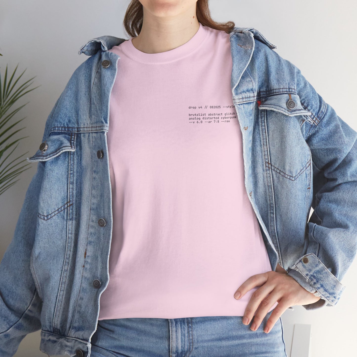 Brutalist Abstract Glitch Eye Tee