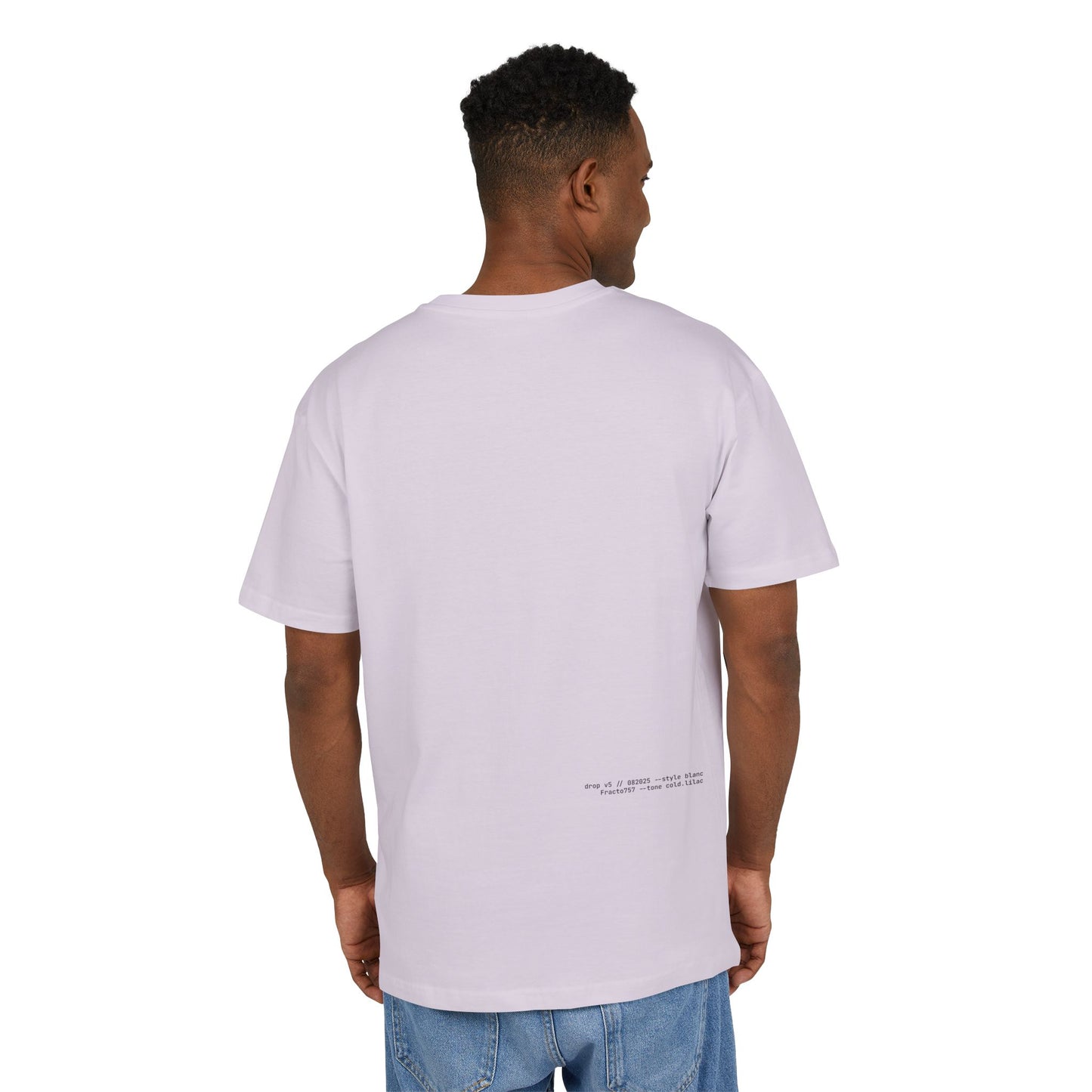 Oversized T-Shirt in Soft Tones, Premium Quality (Blanc Series)