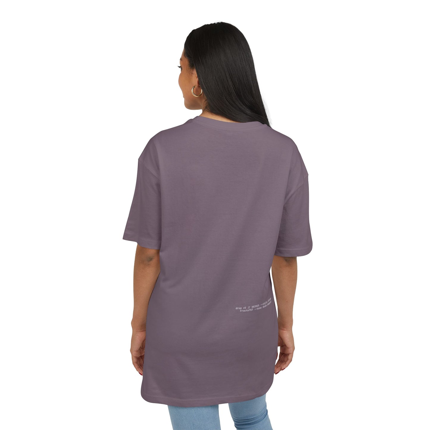 Oversized T-Shirt in Soft Tones, Premium Quality (Blanc Series)