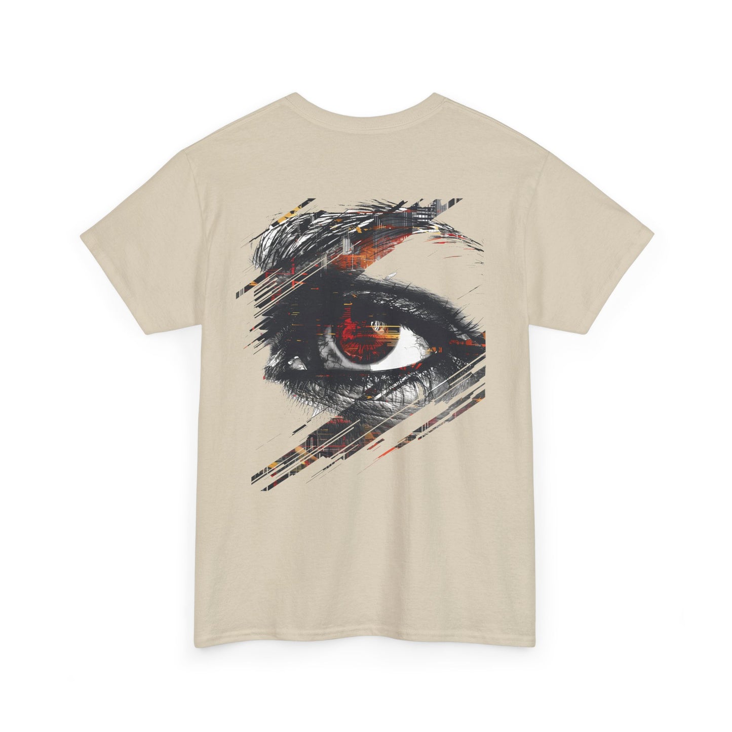 Brutalist Abstract Glitch Eye Tee