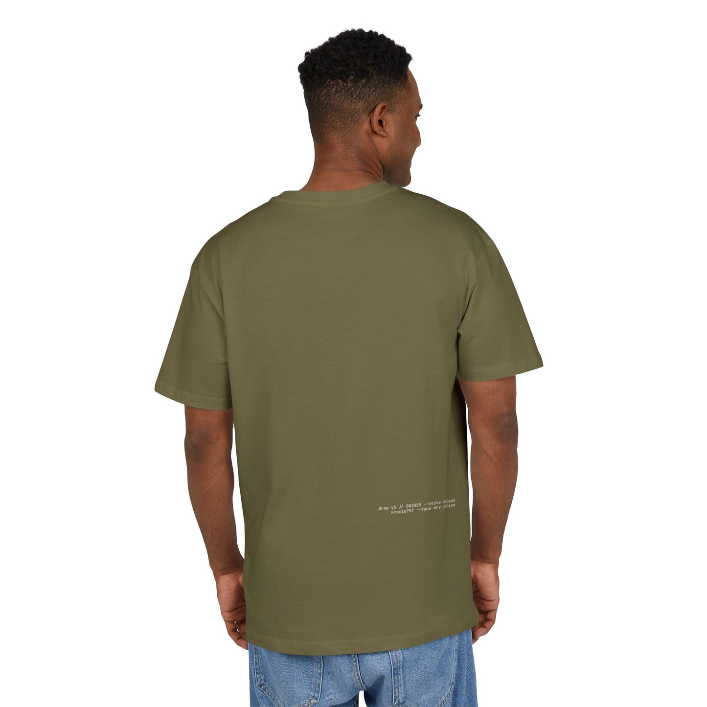 Oversized T-Shirt in Soft Tones, Premium Quality (Blanc Series)