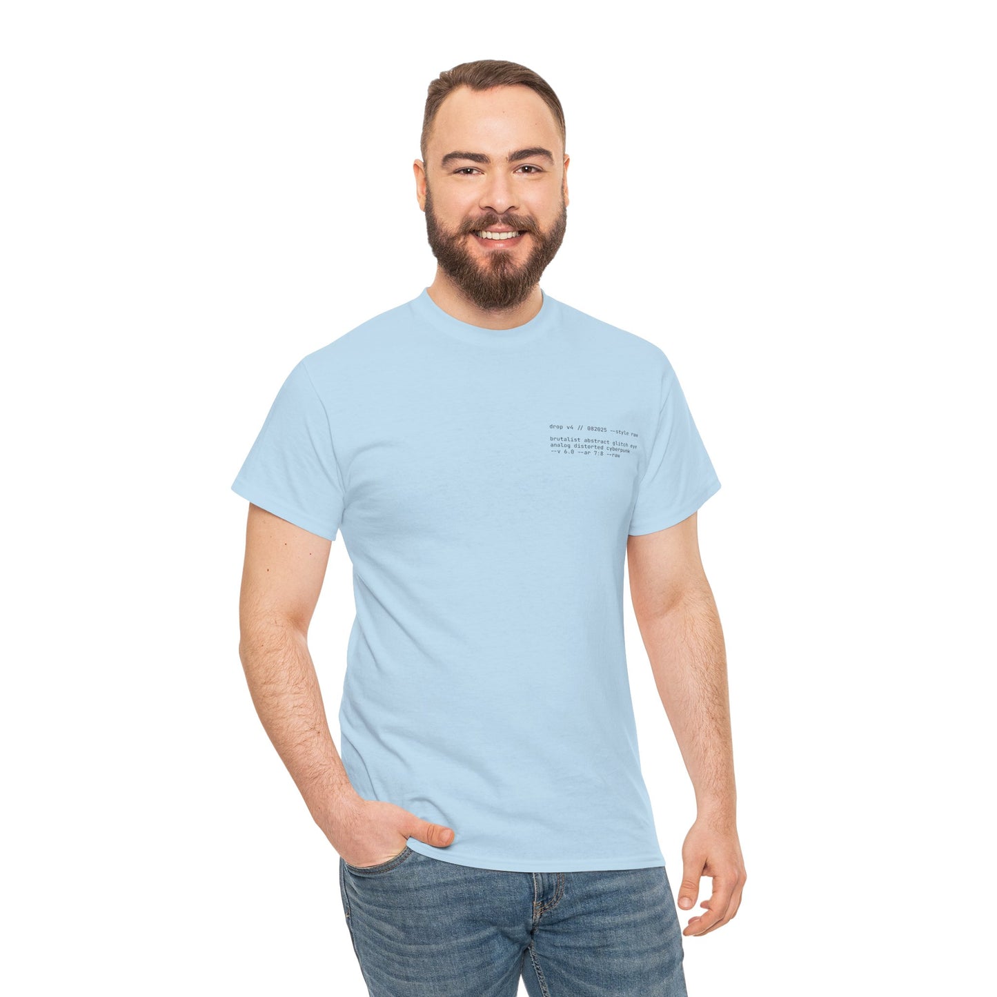 Brutalist Abstract Glitch Eye Tee