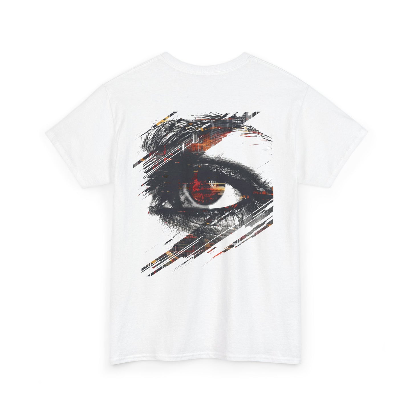 Brutalist Abstract Glitch Eye Tee