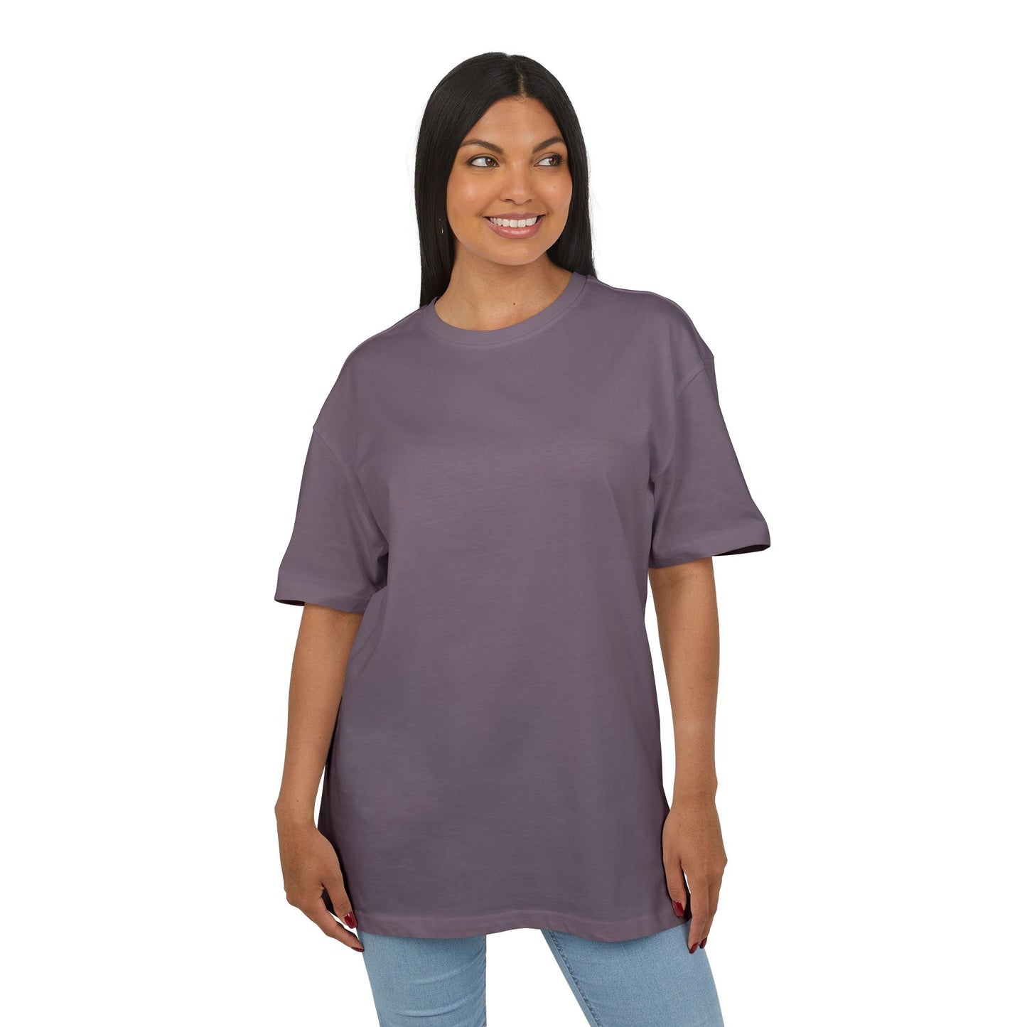 Oversized T-Shirt in Soft Tones, Premium Quality (Blanc Series)
