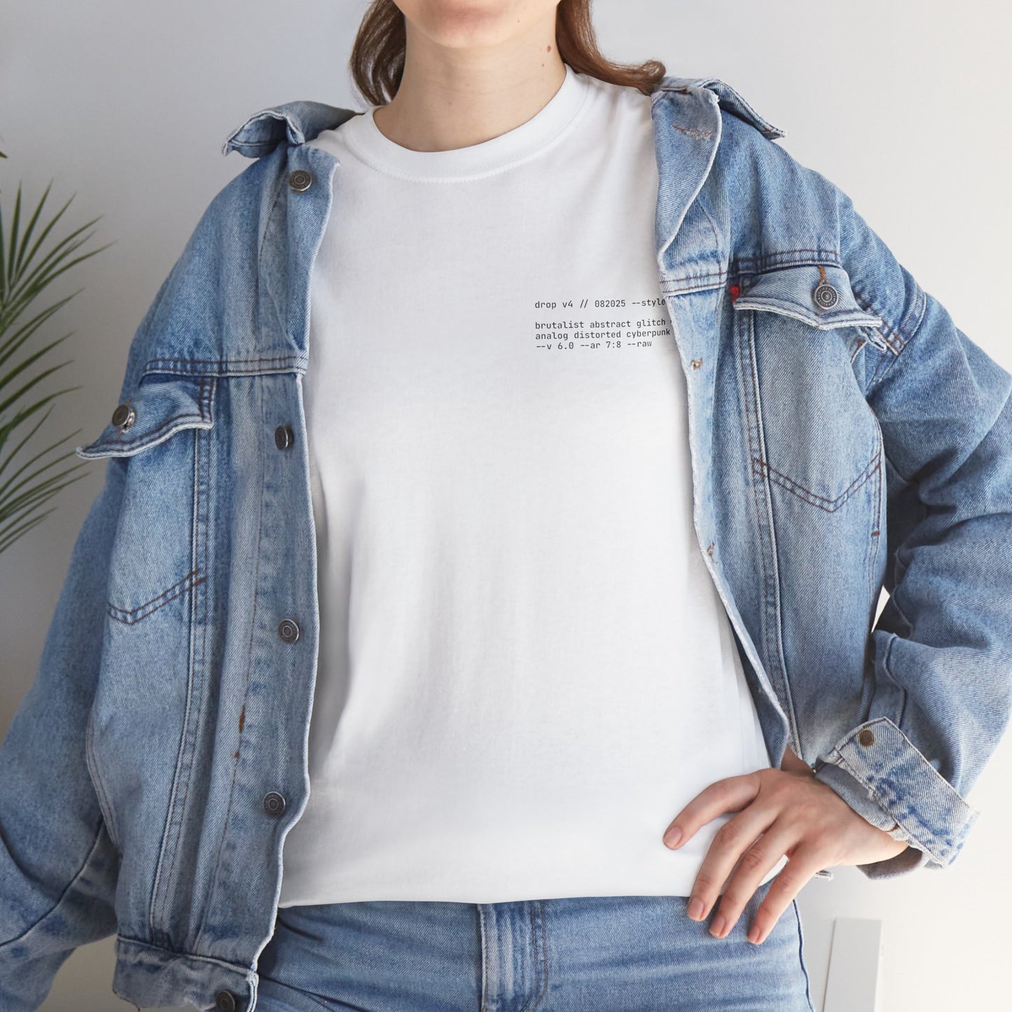 Brutalist Abstract Glitch Eye Tee