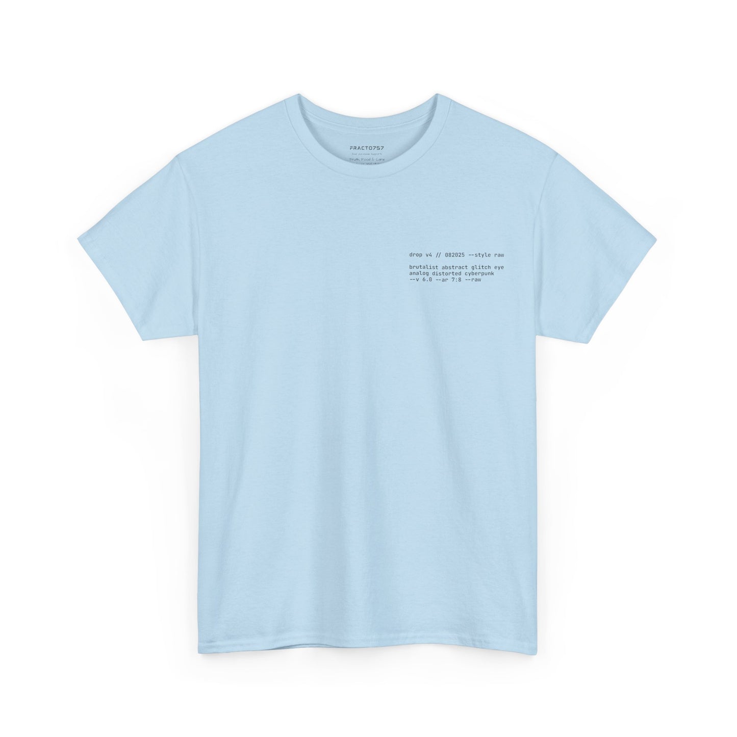 Brutalist Abstract Glitch Eye Tee