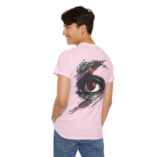 Brutalist Abstract Glitch Eye Tee